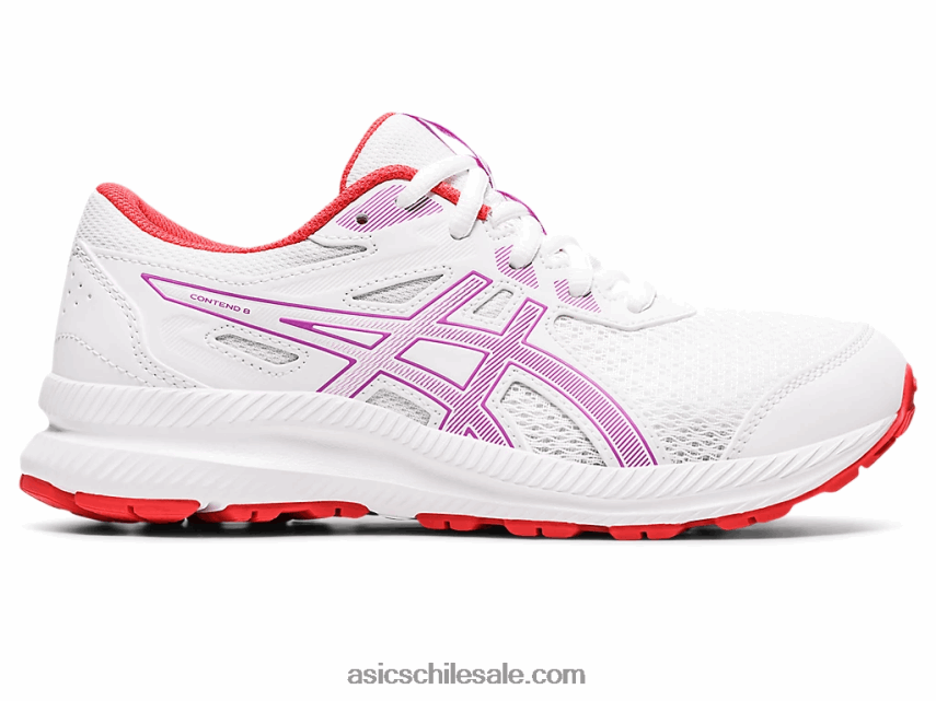 niños Asics competir 8 grado de la escuela R8N4464404 Orquídea blanca