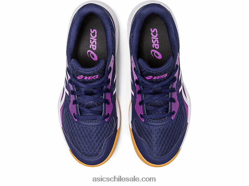 niños Asics escuela de grado 5 upcourt R8N4464266 chaquetón/orquídea