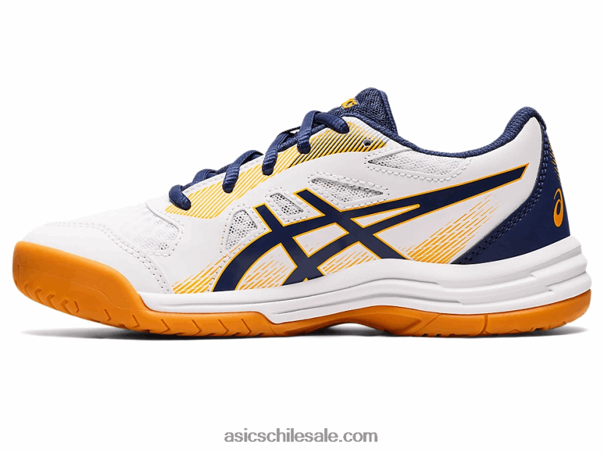 niños Asics escuela de grado 5 upcourt R8N4464420 océano blanco/profundo