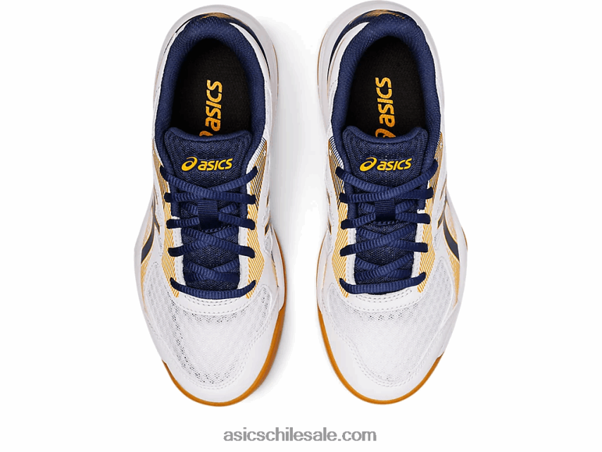 niños Asics escuela de grado 5 upcourt R8N4464420 océano blanco/profundo