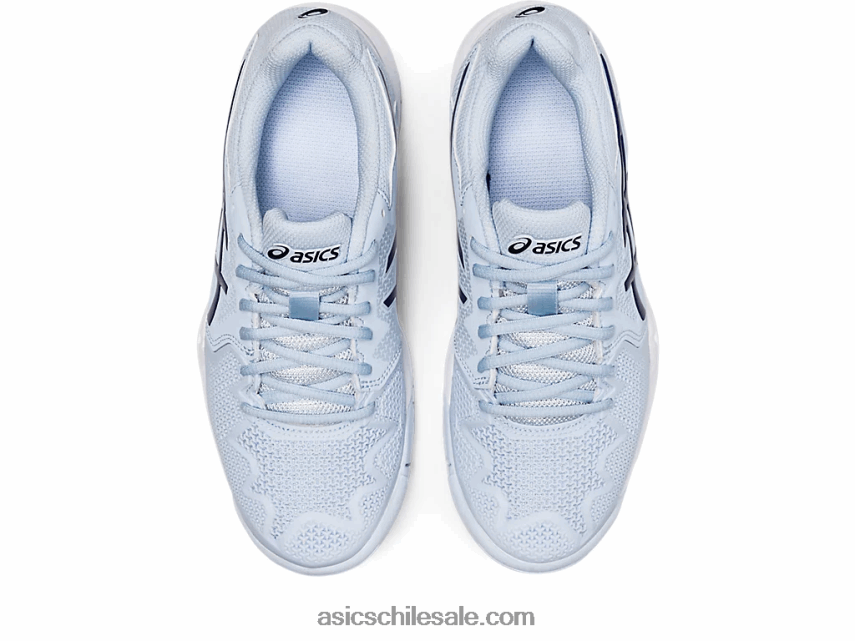 niños Asics escuela de grado 8 de resolución de gel R8N4464441 cielo suave/azul marino