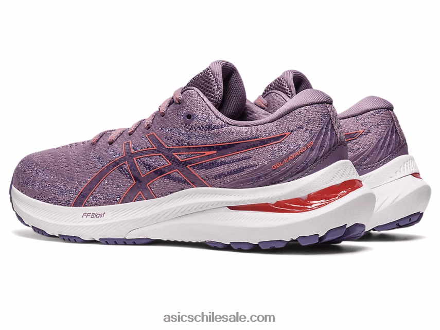 niños Asics escuela primaria gel-kayano 29 R8N4464293 cuarzo violeta/papaya
