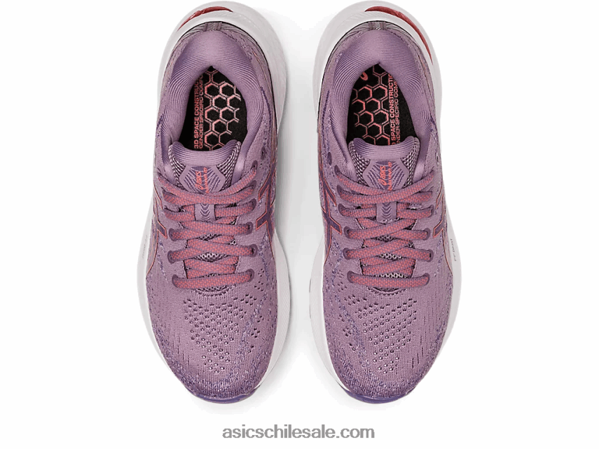 niños Asics escuela primaria gel-kayano 29 R8N4464293 cuarzo violeta/papaya