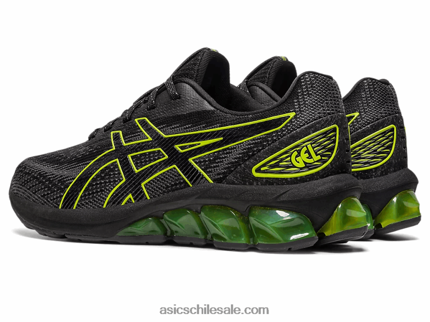 niños Asics escuela primaria gel-quantum 180 vii R8N4464300 negro/lima neón