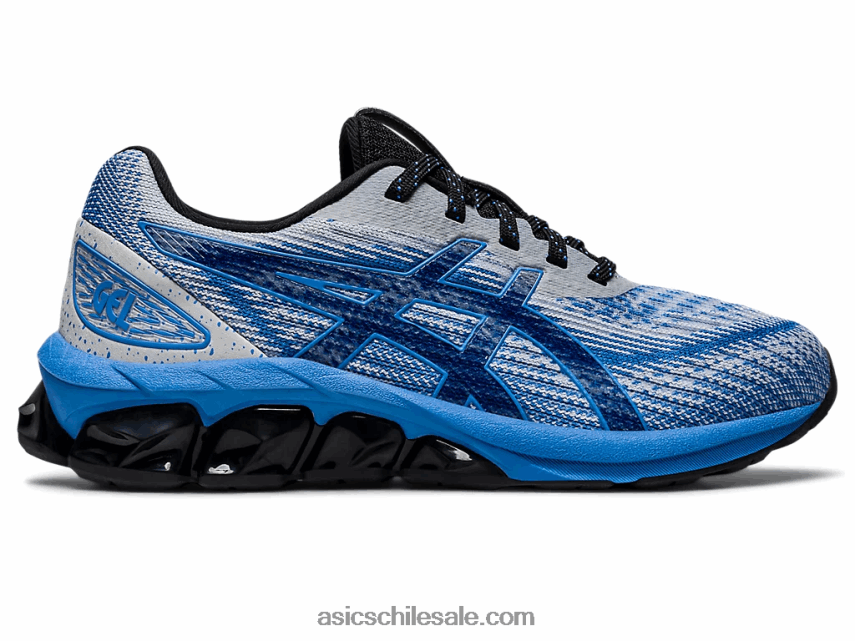 niños Asics escuela primaria gel-quantum 180 vii R8N4464366 costa azul/gris glaciar