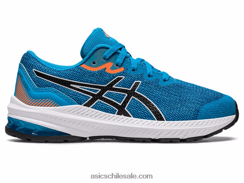 niños Asics escuela primaria gt-1000 11 R8N4464294 isla azul/negro