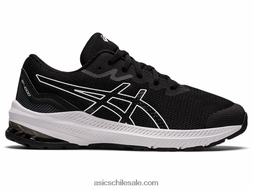 niños Asics escuela primaria gt-1000 11 R8N4464455 blanco negro