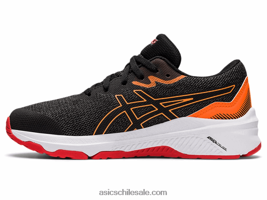 niños Asics escuela primaria gt-1000 11 R8N4464471 gris grafito/rojo fuego
