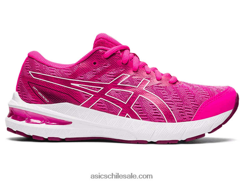 niños Asics escuela primaria gt-2000 10 R8N4464324 rosa brillante/blanco