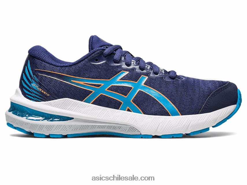 niños Asics escuela primaria gt-2000 11 R8N4464336 azul índigo/azul isla