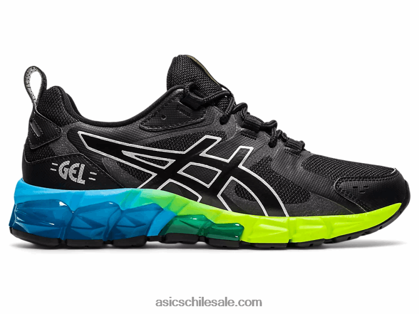 niños Asics gel-quantum 180 6 escuela primaria R8N4464315 negro/azul aizuri
