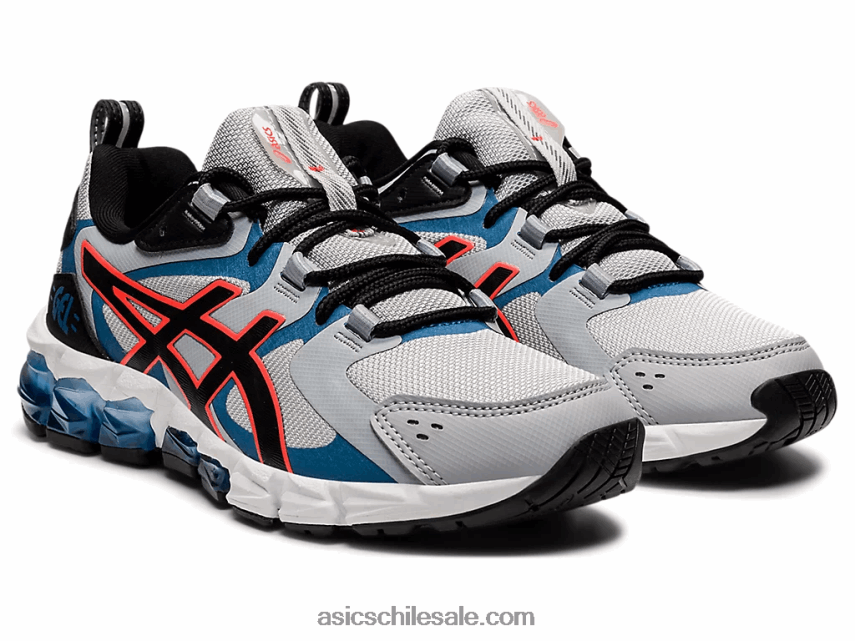 niños Asics gel-quantum 180 6 escuela primaria R8N4464442 gris glaciar/negro