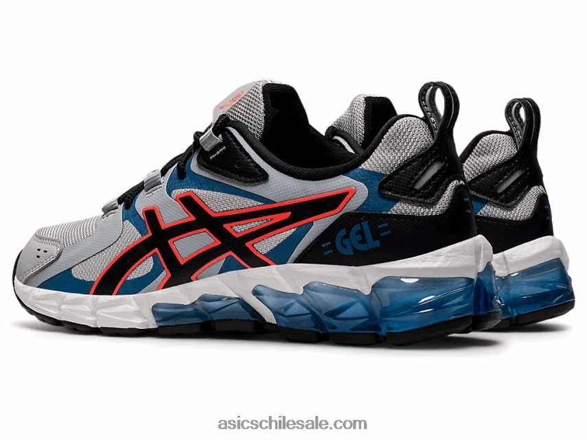niños Asics gel-quantum 180 6 escuela primaria R8N4464442 gris glaciar/negro