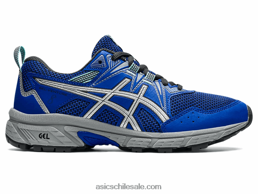 niños Asics gel-ventura 8 escuela primaria R8N4464509 azul lapislázuli/plata pura