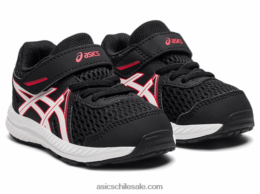 niños Asics competir 7 tamaño del niño R8N4464523 negro/rojo eléctrico