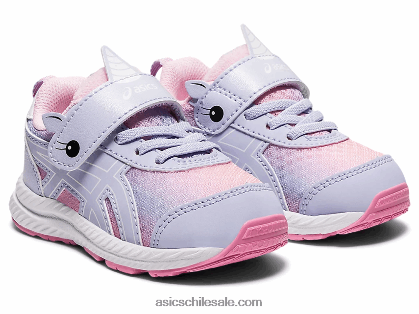 niños Asics competir 7 tamaño del niño R8N4464547 ópalo lila/blanco