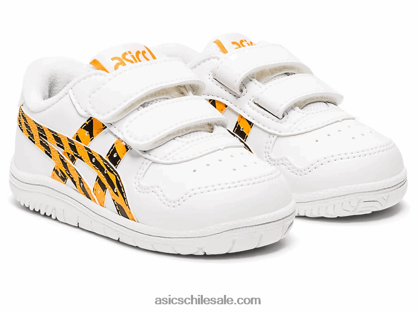 niños Asics tamaño de niño de Japón R8N4464443 blanco/compañero amarillo