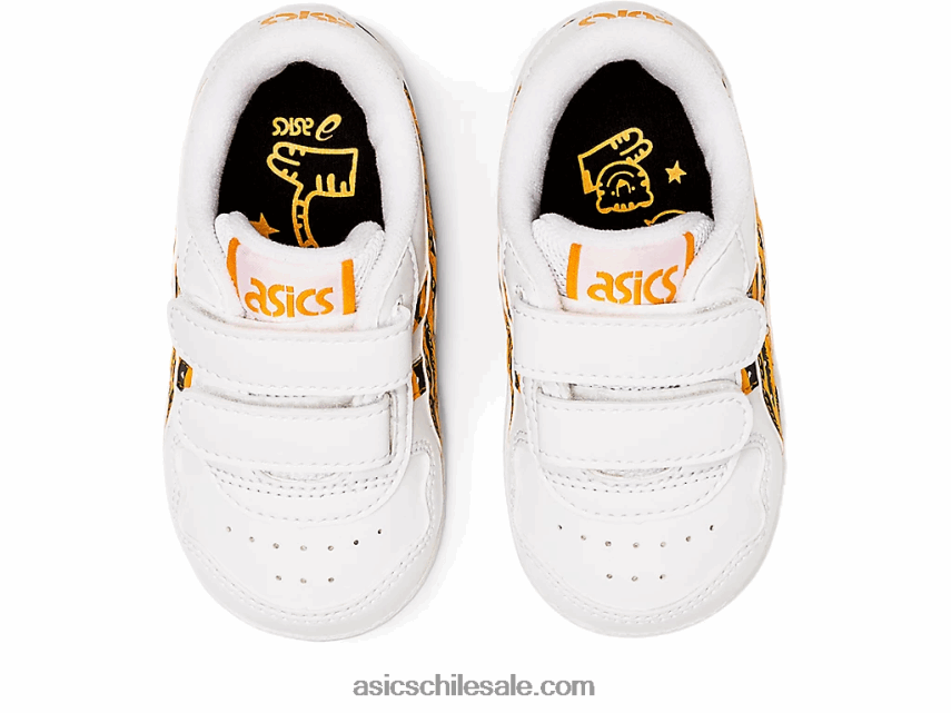 niños Asics tamaño de niño de Japón R8N4464443 blanco/compañero amarillo