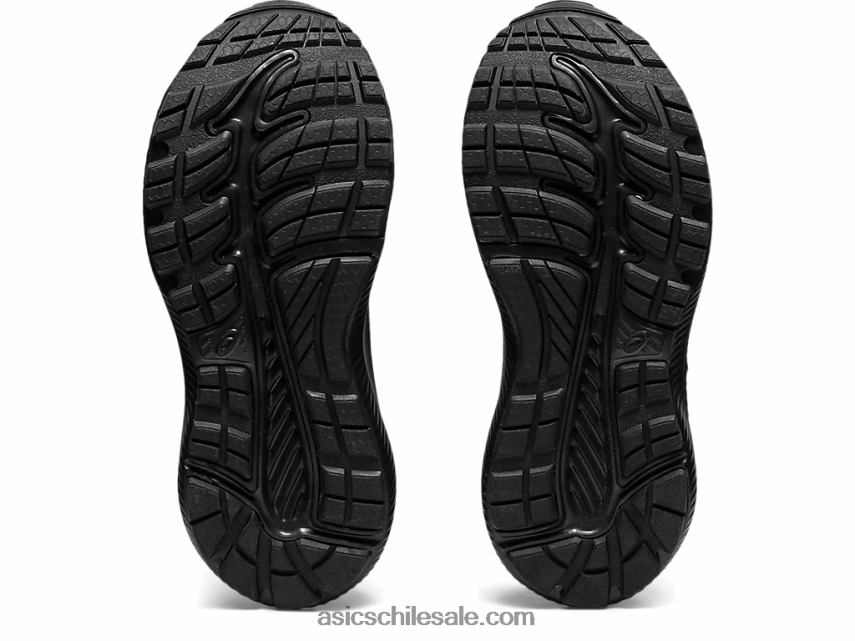 niños Asics contend 7 preescolar R8N4464413 negro/gris portador