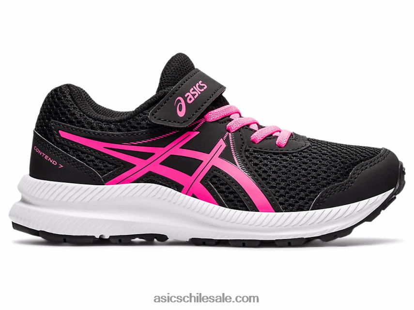 niños Asics contend 7 preescolar R8N4464541 negro/rosa intenso