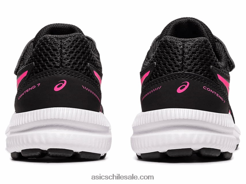 niños Asics contend 7 preescolar R8N4464541 negro/rosa intenso