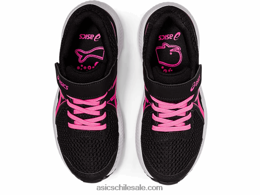 niños Asics contend 7 preescolar R8N4464541 negro/rosa intenso