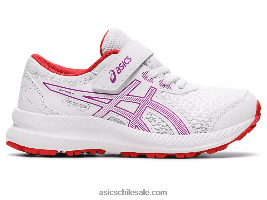 niños Asics contend 8 preescolar R8N4464403 Orquídea blanca