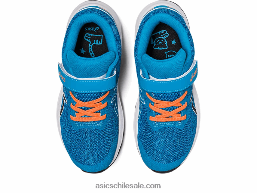 niños Asics gt-1000 11 preescolar R8N4464320 isla azul/negro