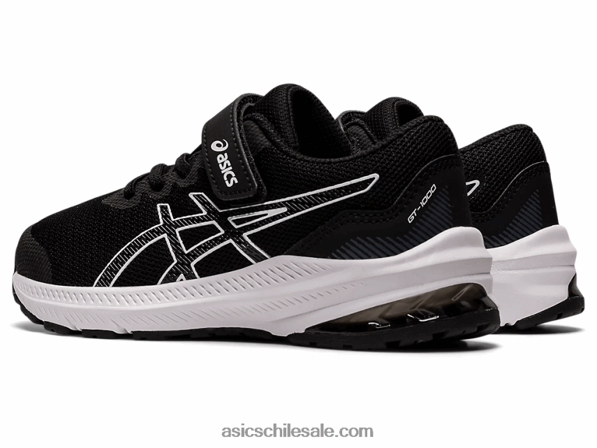 niños Asics gt-1000 11 preescolar R8N4464401 blanco negro