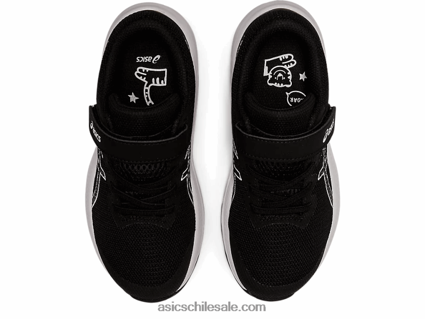 niños Asics gt-1000 11 preescolar R8N4464401 blanco negro