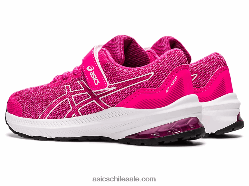 niños Asics gt-1000 11 preescolar R8N4464452 rosa brillante/blanco