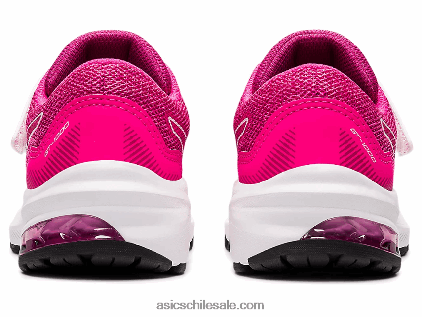 niños Asics gt-1000 11 preescolar R8N4464452 rosa brillante/blanco