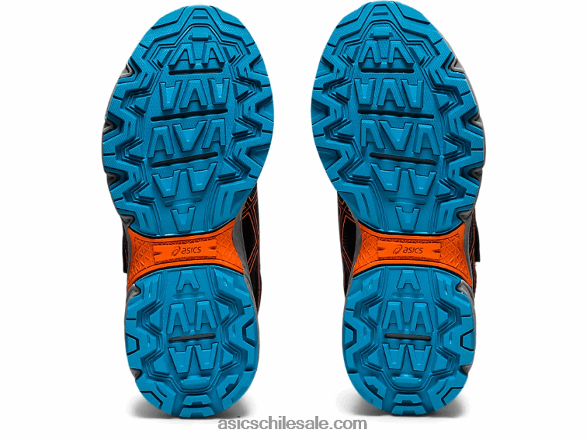 niños Asics pre-venture 8 preescolar R8N4464502 negro/naranja caléndula