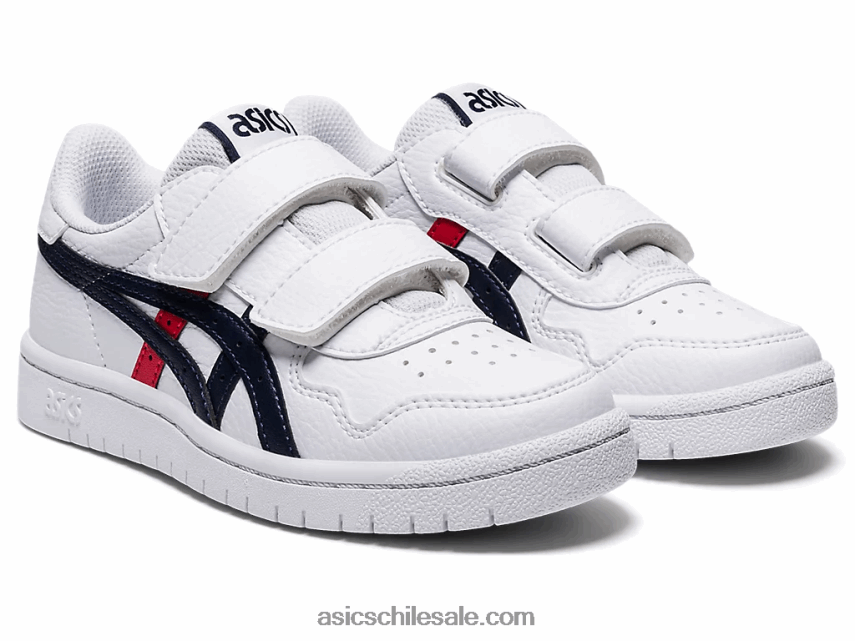 niños Asics preescolar de japon R8N4464559 blanco/rojo clásico