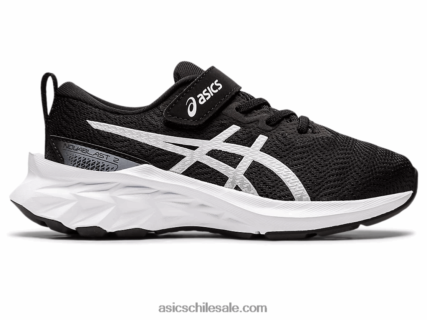 niños Asics preescolar novablast 2 R8N4464417 blanco negro