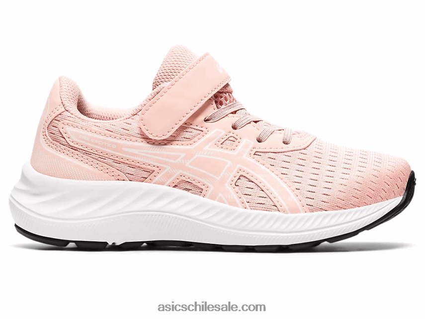 niños Asics preexcite 9 preescolar R8N4464342 rosa esmerilado/blanco
