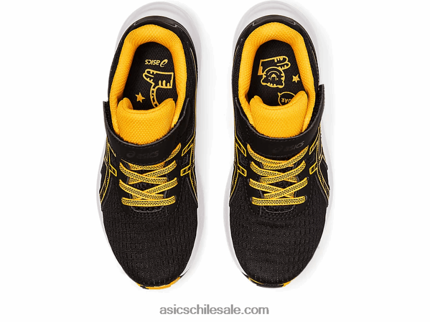 niños Asics preexcite 9 preescolar R8N4464344 negro/ámbar