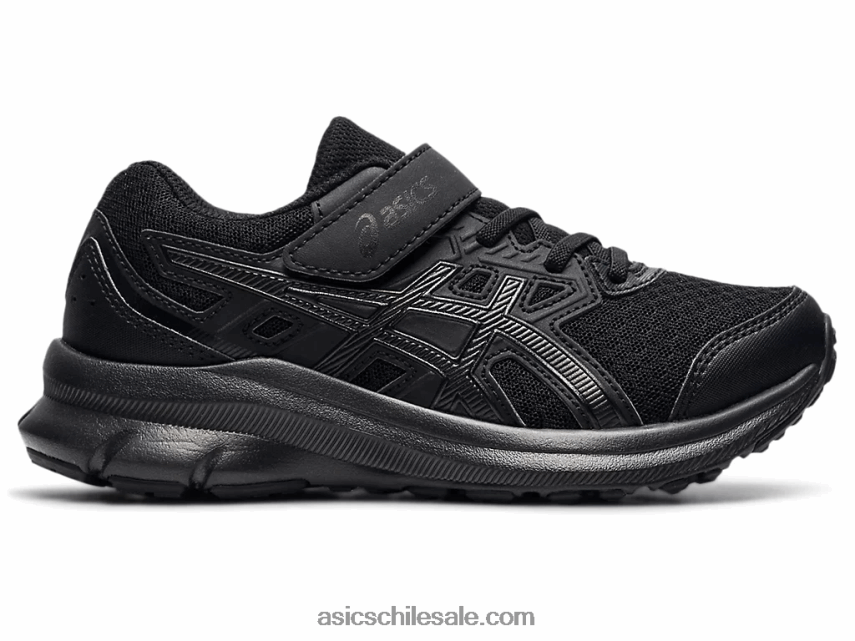 niños Asics sacudida 3 preescolar R8N4464524 negro
