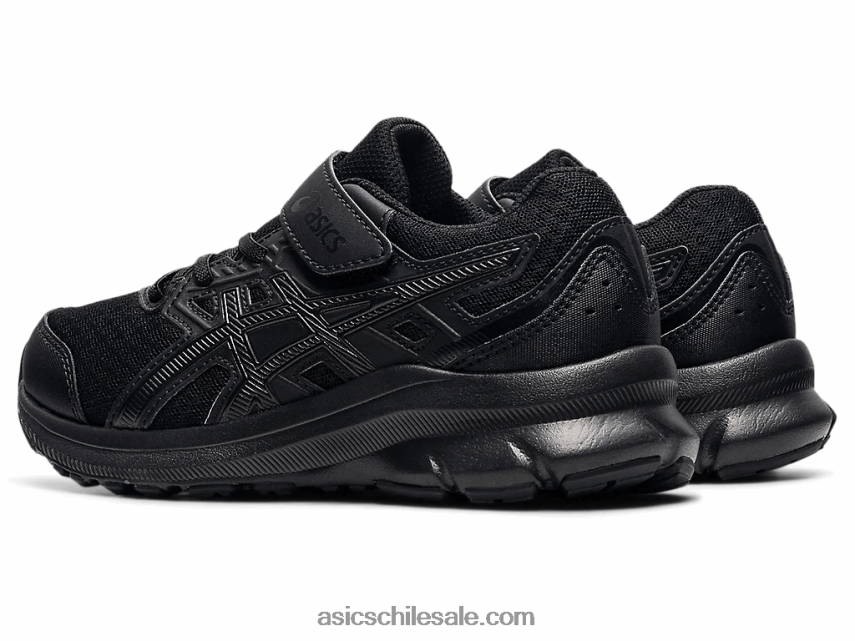 niños Asics sacudida 3 preescolar R8N4464524 negro