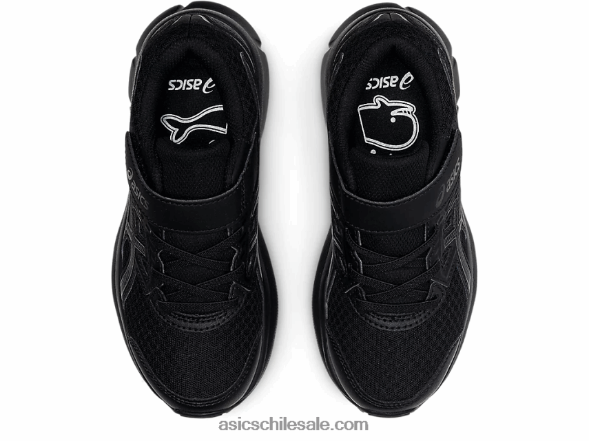 niños Asics sacudida 3 preescolar R8N4464524 negro